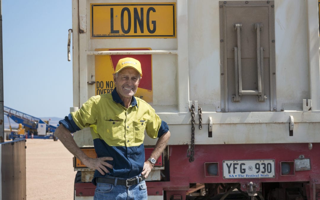 T-Ports receives first load of grain into Lucky Bay bunker site